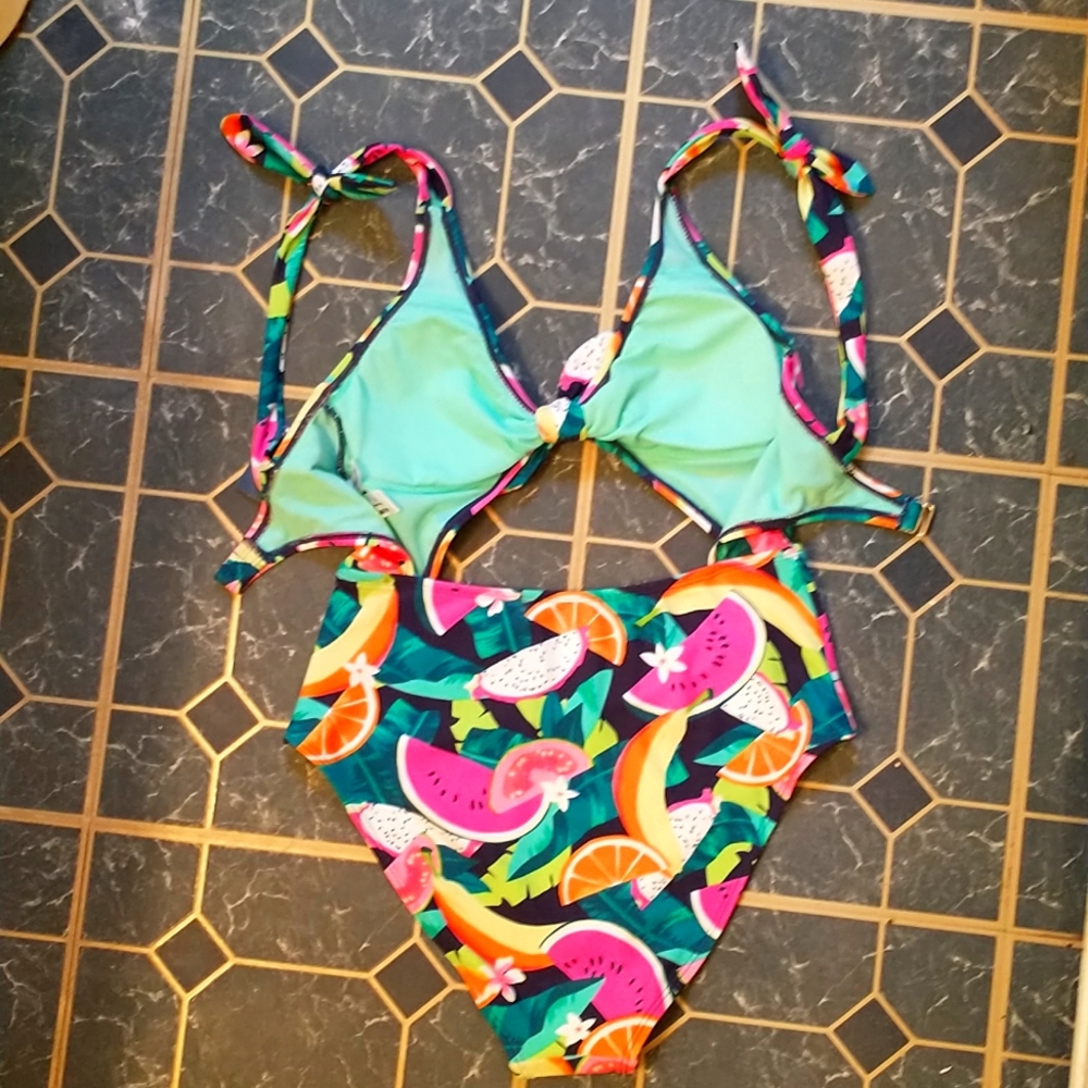 Arizona High-waisted One Piece Bathing Suit Tropical swim suit beach wear Bikini - Picture 13 of 17